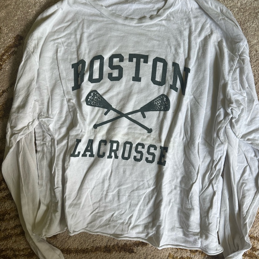 Brandy Melville White Crew Neck Tee